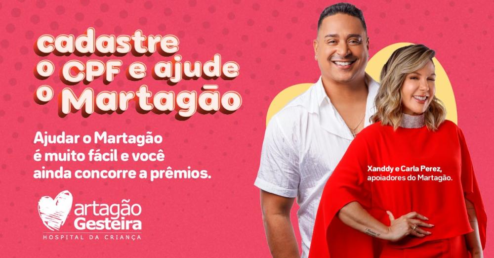 Martagão reforça campanha Nota Premiada.
