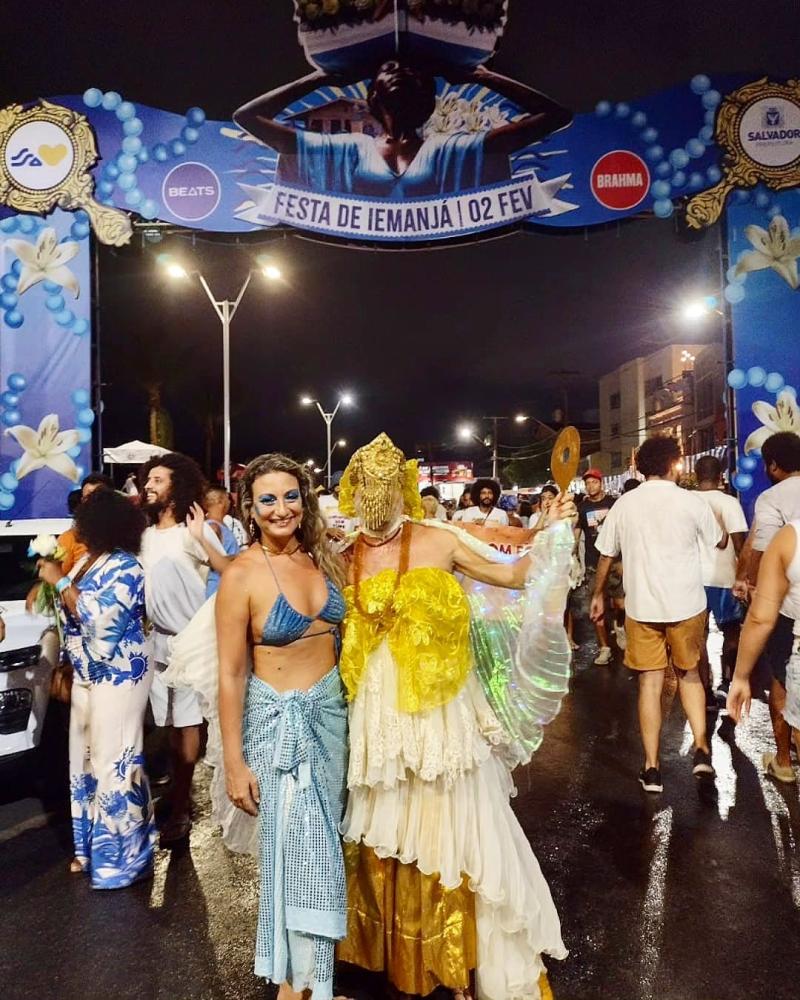 Festa de Yemanjá - Cortejo da Campanha Balaio Verde foi um sucesso. 