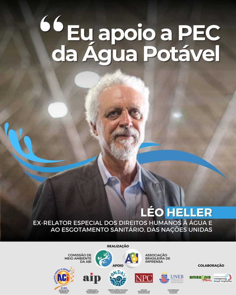 Ex-relator da ONU reafirma apoio à campanha da ABI.