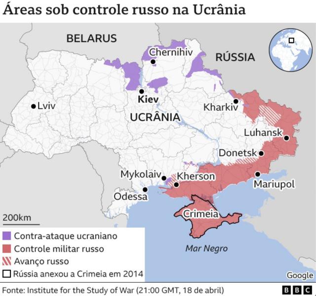 O CONFLITO ENTRE RÚSSIA E UCRÂNIA E SEUS CENÁRIOS FUTUROS