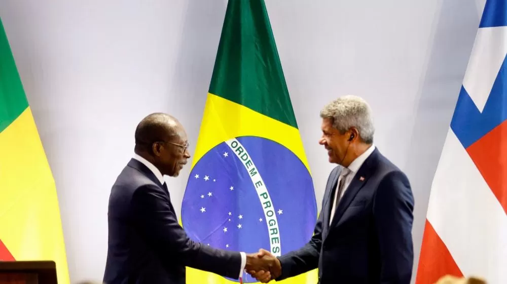 Encontro entre o governador Jerônimo Rodrigues e o presidente do Benin fortalece negócios entre a Bahia e o país africano.