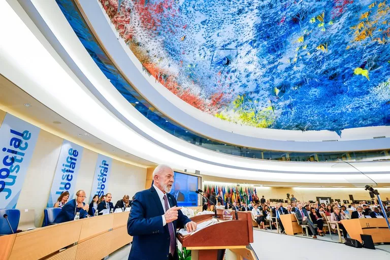 “Nunca a justiça social foi tão crucial para a humanidade”, diz Lula na 112ª Conferência Internacional do Trabalho.