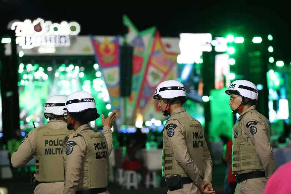 Segurança é reforçada para festejos juninos do Parque de Exposições, em Salvador.