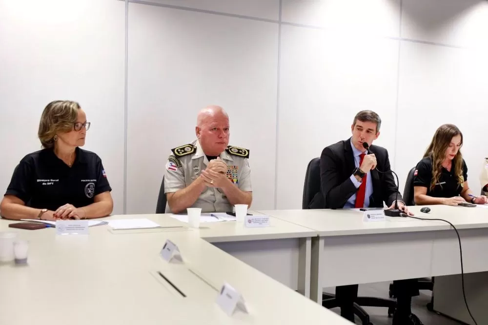 Em coletiva de imprensa, SSP aponta redução dos principais delitos no São João 2024.