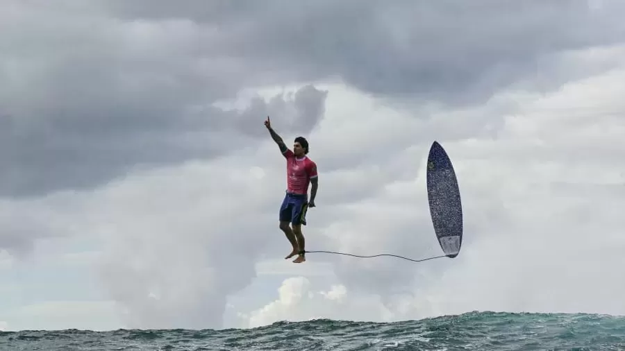 O brasileiro, Gabriel Medina é 10!
