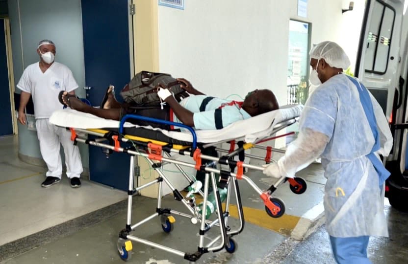 Hospital Espanhol segue ativo, mesmo com a queda de casos de Covid. 