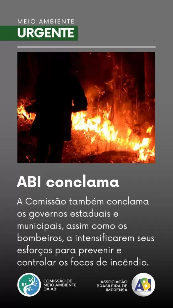 Urgente: Incêndio no Brasil por toda parte. 