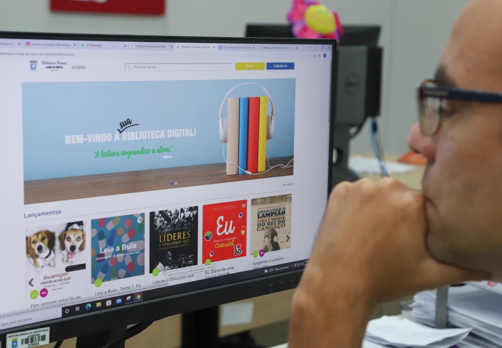 Biblioteca Virtual de Lauro de Freitas já disponibiliza mais de 50 mil e-books e audiolivros. O acesso é gratuito