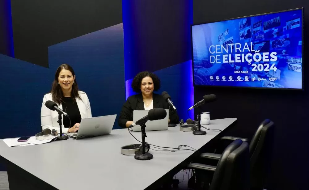 Rede Bahia terá mais de 15 horas de transmissão ao vivo no domingo de eleições.