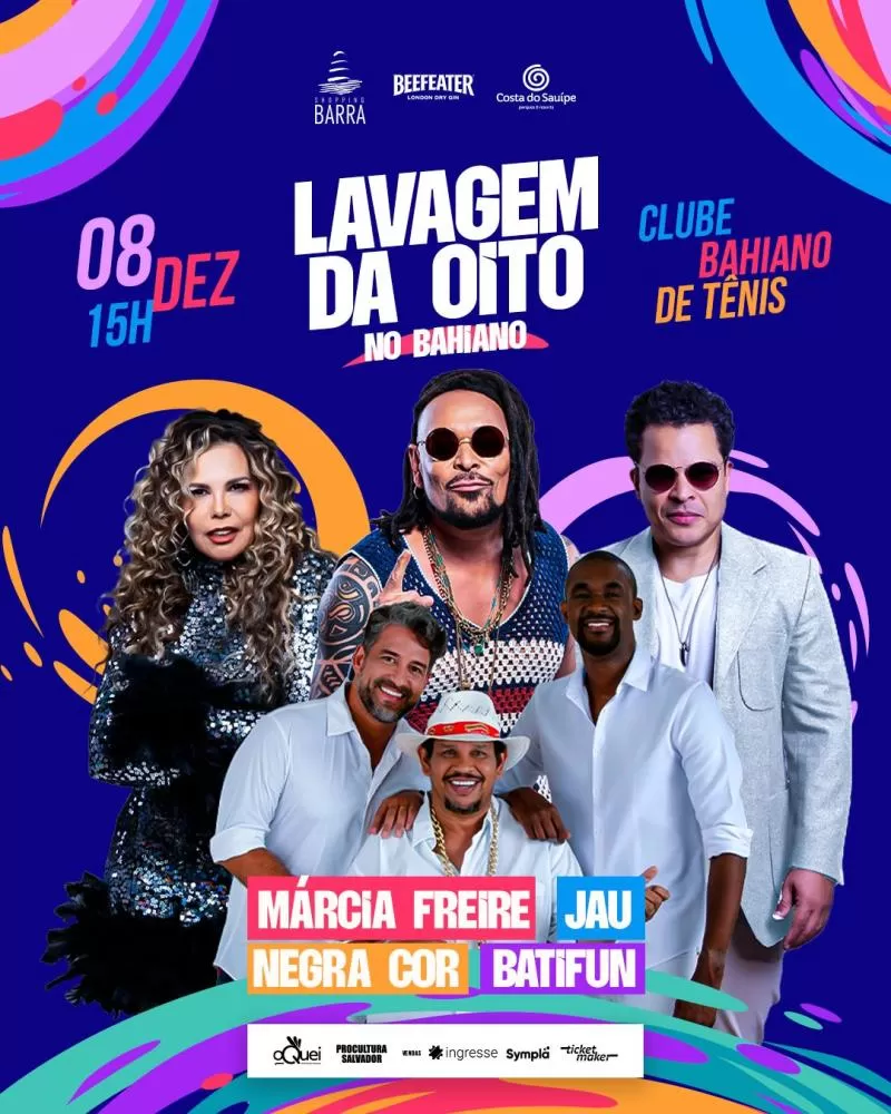 Lavagem da Oito: Tradição, Música e Alegria no Clube Bahiano de Tênis.