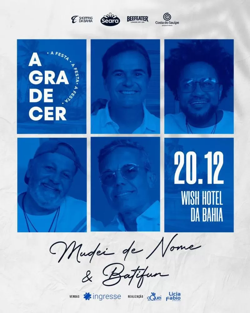 O Réveillon Antecipado do MUDEIdeNOME será realizado em clima de celebração e gratidão no WISH Hotel da Bahia.