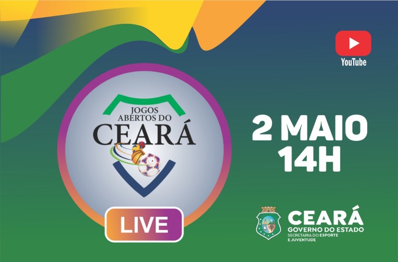 Sejuv realiza lançamento dos Jogos Abertos do Ceará 2022 na próxima segunda-feira (2)