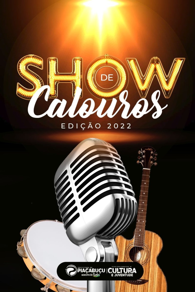 Abertas as Inscrições para a edição 2022 do Show de Calouros