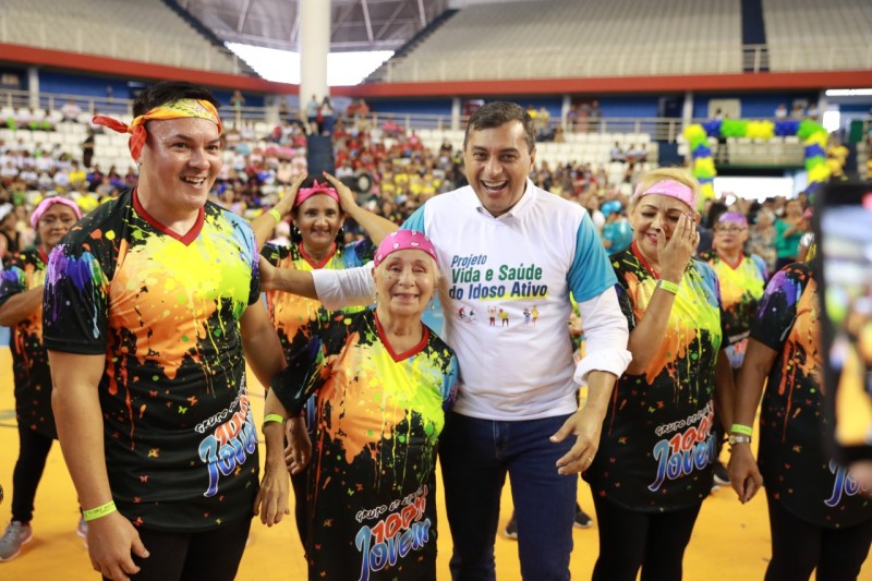 Wilson Lima dá início às atividades do Projeto Vida e Saúde do Idoso Ativo