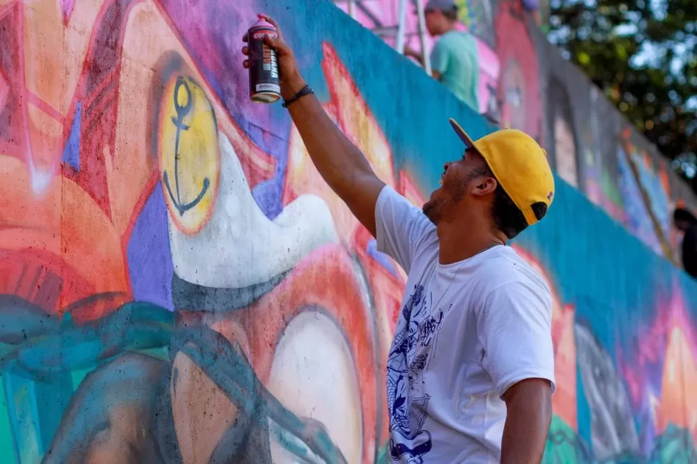 Festival de Graffiti Bahia de Todas as Cores movimenta Itaparica a partir desta semana.