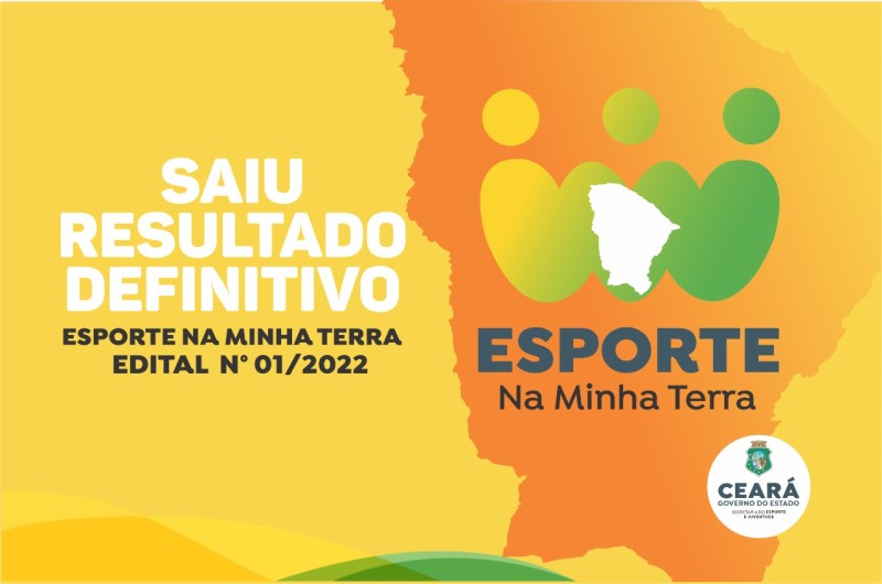 Sejuv divulga resultado definitivo do Edital Nº 01/2022 referente ao Projeto Esporte na Minha Terra