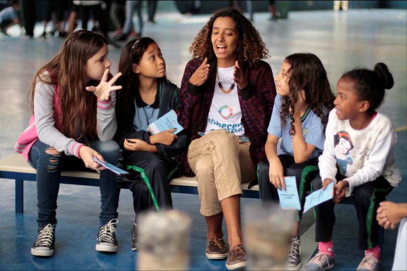 Alunos da Rede Pública de Ensino de São Paulo recebem oficinas sobre ODS