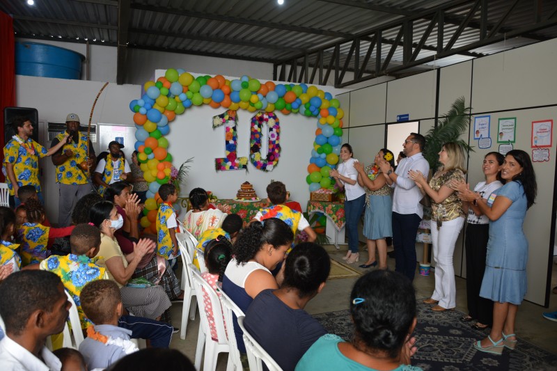 Cras Nova Cidade comemora dez anos com festa para os usuários