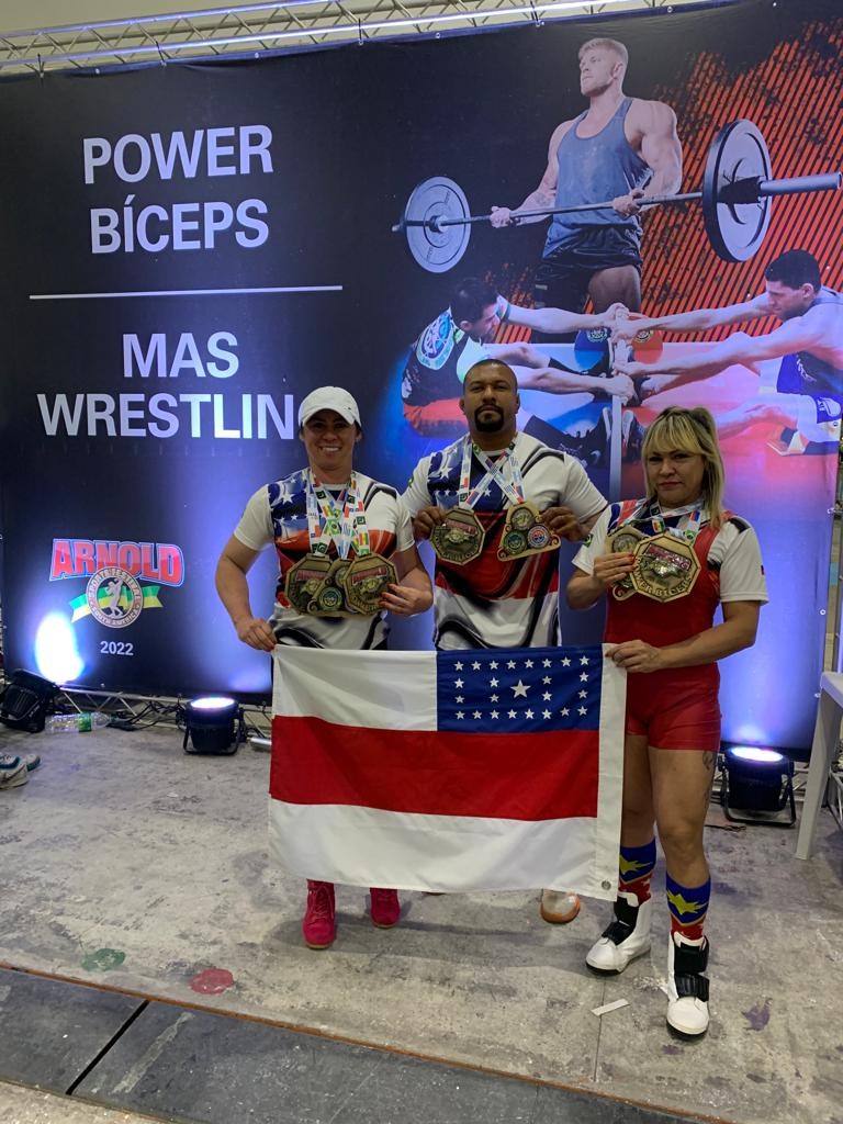 Amazonas garante seis medalhas de ouro no evento internacional de Power Biceps e Mas Wrestling