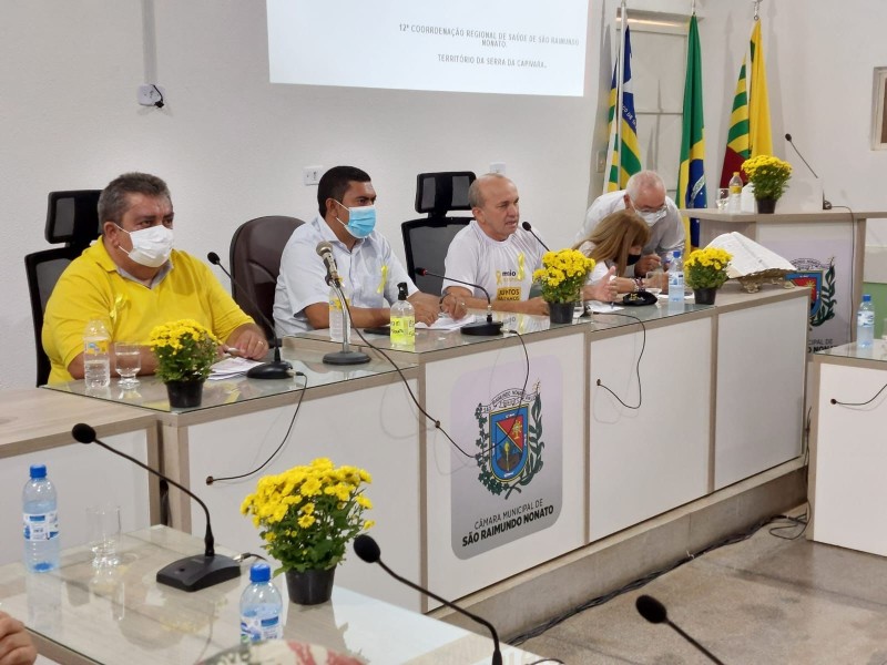 Equipes da Sesapi participam da abertura do “Maio Amarelo” em São Raimundo Nonato
