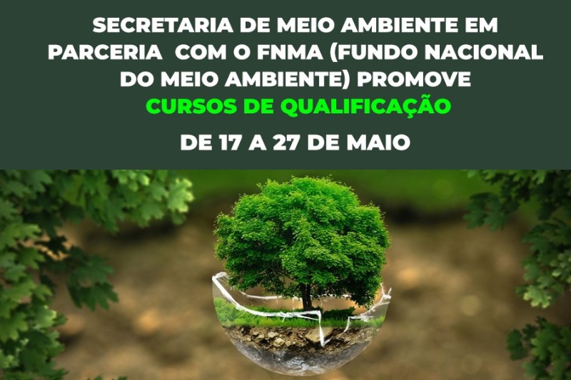 Prefeitura abre inscrições para 18 cursos gratuitos com temática ambiental