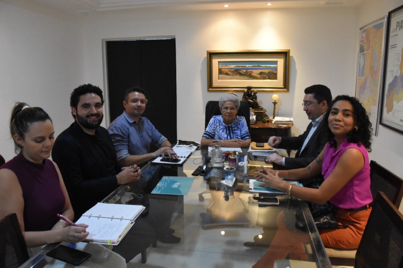 Governadora recebe representantes de Hub de Tecnologia para parceria com escolas estaduais