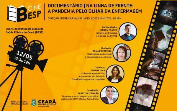 Primeiro “Cine Besp” levanta discussão sobre a pandemia pelo olhar da Enfermagem
