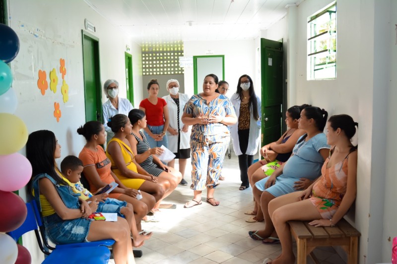 Coordenadoria da Mulher realiza palestra sobre a Violência Obstétrica para gestante do Bairro Paciência
