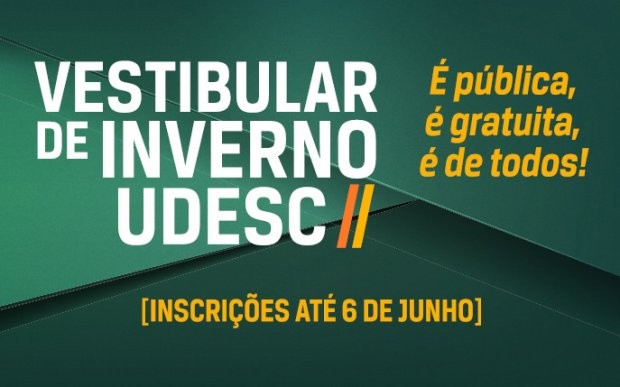 Udesc abre inscrições gratuitas do Vestibular de Inverno com 1.040 vagas na graduação