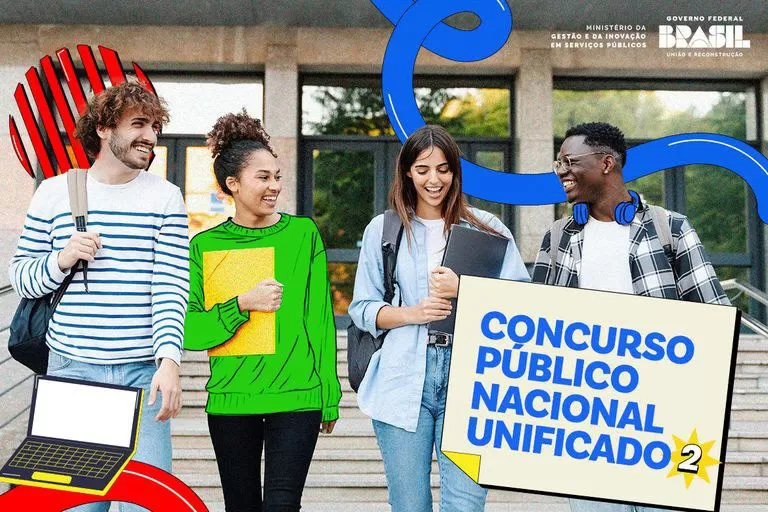 Segunda edição do Concurso Público Nacional Unificado tem mais de 250 mil inscritos para cotas.