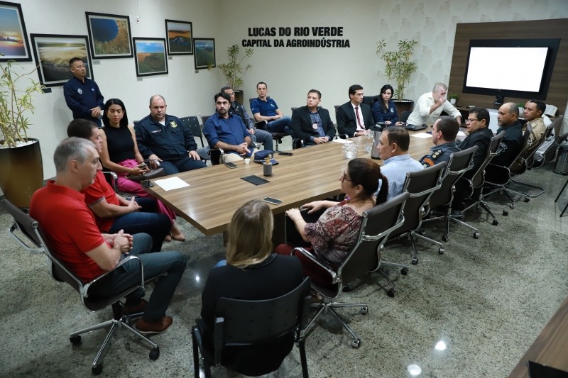 Município e forças de segurança reativam Gabinete de Gestão Integrada em Lucas do Rio Verde