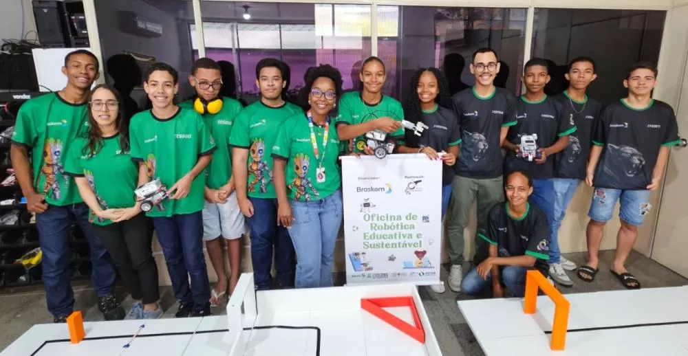 Estudantes de Camaçari participam de seletiva para Olimpíada Brasileira de Robótica.