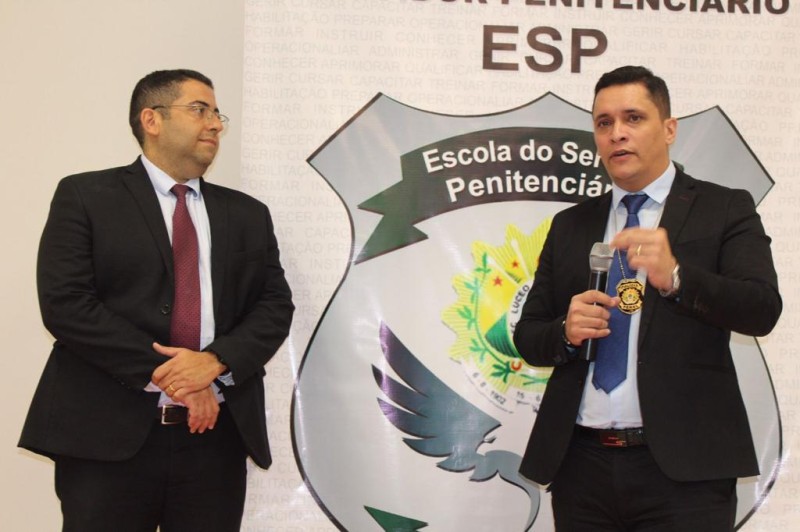 Gestor do Departamento Penitenciário Nacional visita sede do Iapen no Acre