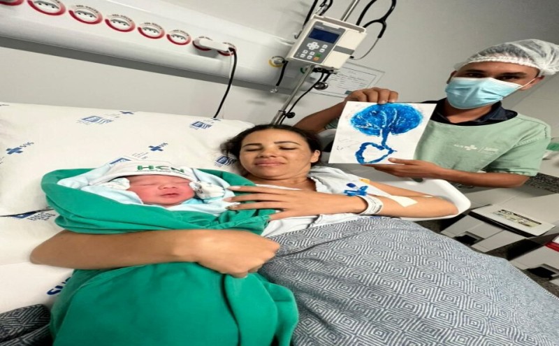 Nasce primeiro bebê do Hospital Estadual do Centro-Norte Goiano