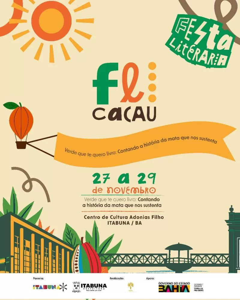 Festa Literária da Região Cacaueira em Itabuna.