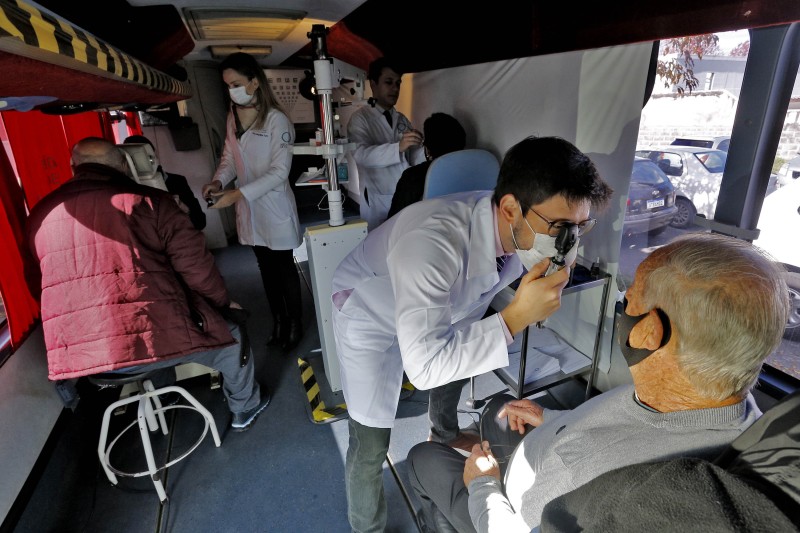 Comboio da Saúde para acelerar cirurgias oftalmológicas chega à Região Metropolitana de Curitiba