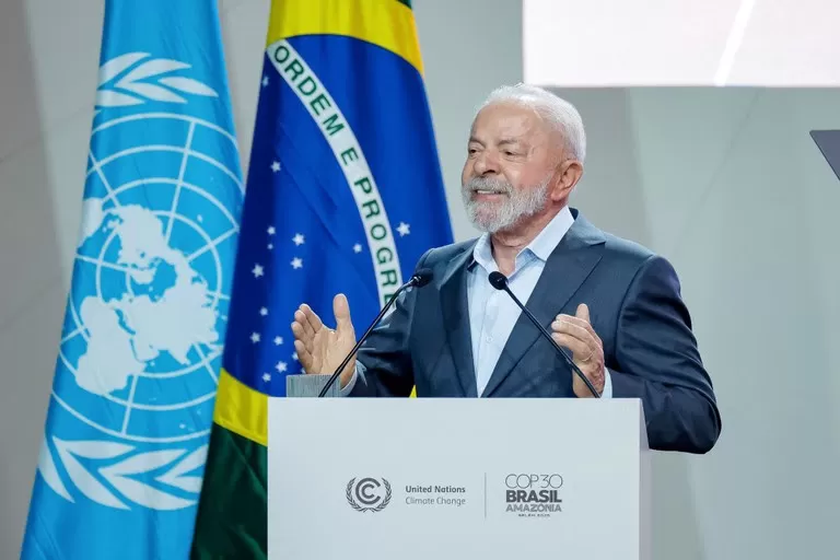Lula na abertura da COP30: “A mudança do clima já não é ameaça do futuro. É uma tragédia do presente”.