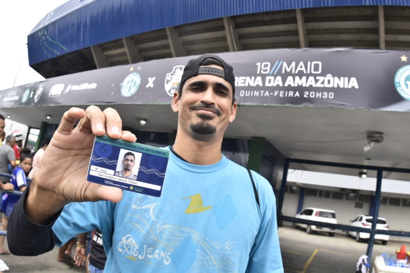 PcD´s terão acesso gratuito à Arena da Amazônia no jogo entre Guarani e Vasco da Gama