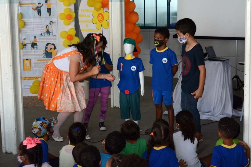 Alunos de escola municipal aprendem de forma lúdica sobre combate ao abuso sexual de crianças e adolescentes