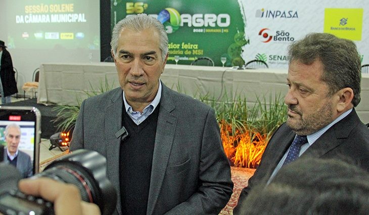 Ao receber homenagem, governador destaca a importância do agronegócio no crescimento de MS e do Brasil