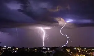 Alerta para tempo severo nas regiões Sul, Centro-Oeste e parte do Sudeste até domingo (14/12).