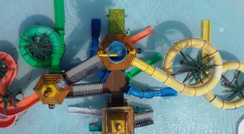 Hard Rock Hotel & Casino Punta Cana inaugura parque aquático com 26 toboáguas