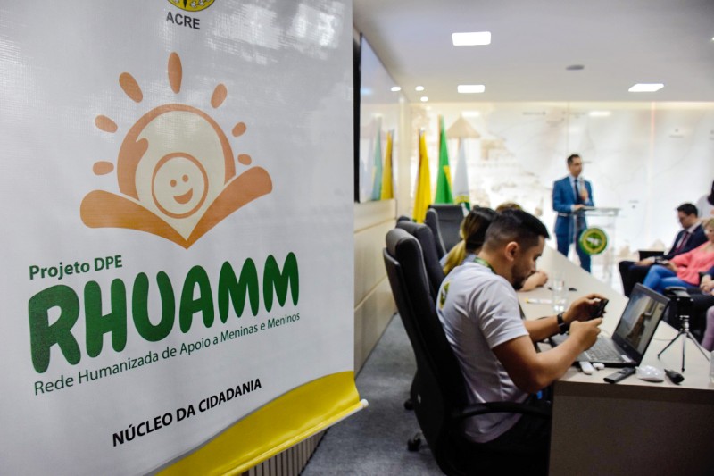 Projeto Rhuamm, que cria rede de proteção em favor de crianças e adolescentes, é lançado pela Defensoria Pública