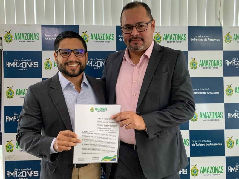 Amazonastur e Arsepam assinam termo para ações de controle e fiscalização de transportes turísticos