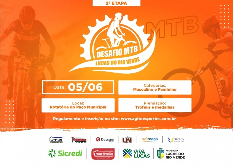 Secretaria de Esporte e Lazer abre inscrições para 2ª etapa do Desafio MTB