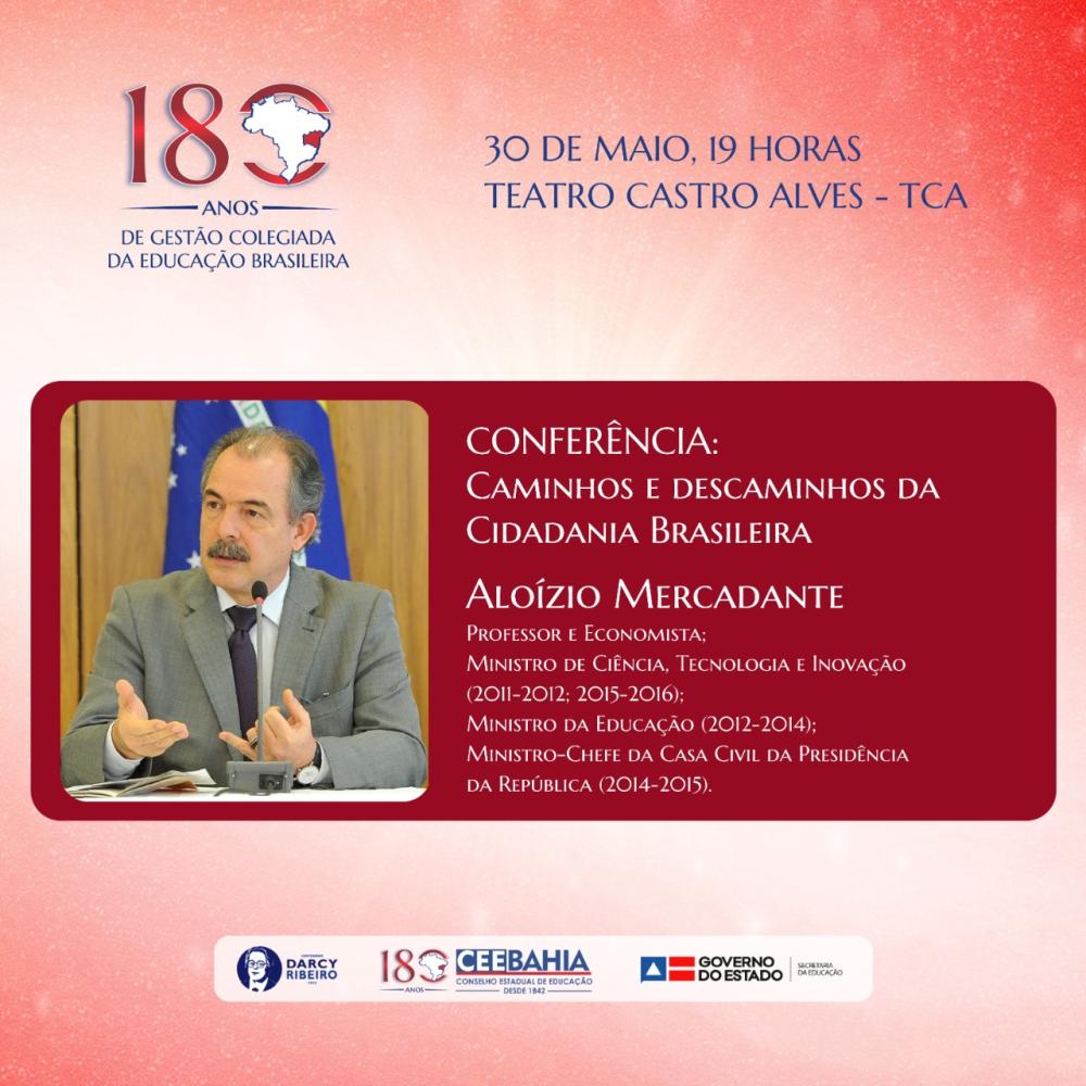 Conselho Estadual de Educação da Bahia festeja 180 anos.