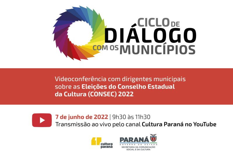 Estado apresenta em live regulamento para as eleições do Conselho Estadual de Cultura