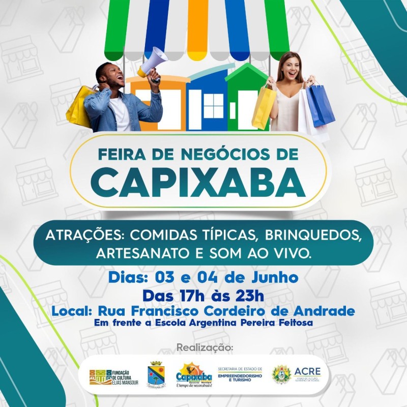 Governo realiza feira de negócios em Capixaba neste final de semana