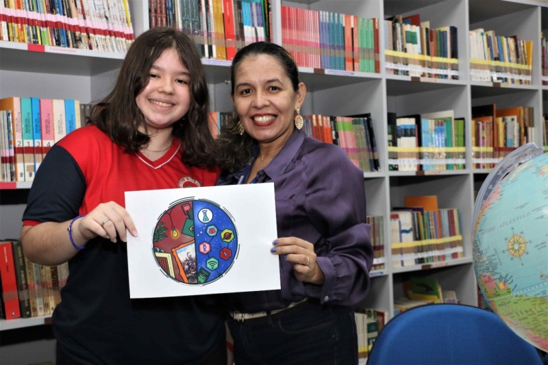 Estudante de escola estadual conquista 8º lugar em concurso nacional de desenho sobre ciência e tecnologia