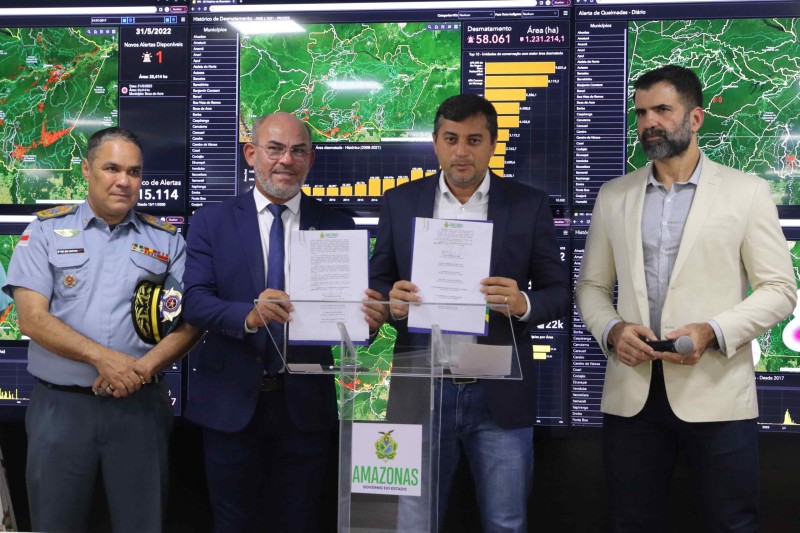 Wilson Lima estende poder de fiscalização ambiental a instituições de segurança pública